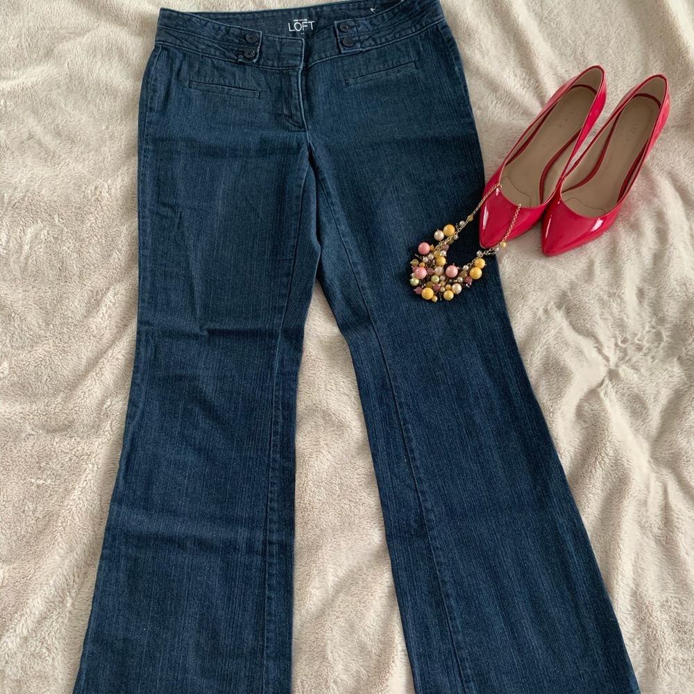 Wide Legged jean trousers